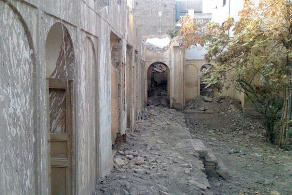 خانه تاریخی سلامتی‌ها در قم تخریب شد