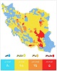 کاهش شهر های آبی و قدرت گیری قرمز/ قم زرد ماند