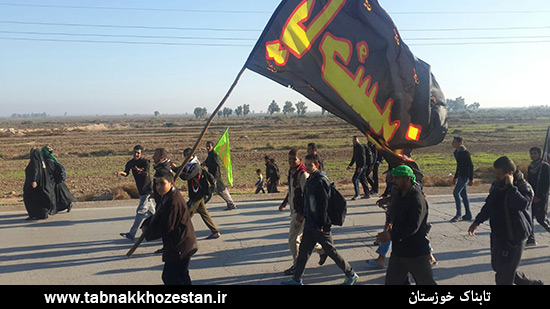 استقبال گرم سوسنگردی ها از کاروان زائران اربعین حسینی (ع)