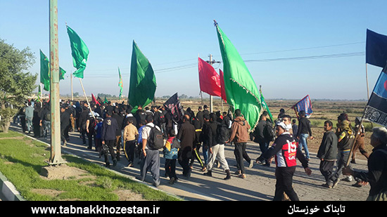 استقبال گرم سوسنگردی ها از کاروان زائران اربعین حسینی (ع)