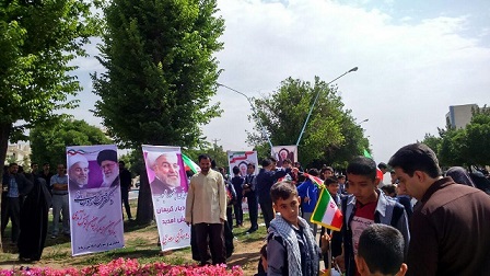 استقبال از رئیس جمهور در کرمان