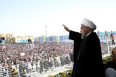 استقبال از رئیس جمهور در کرمان