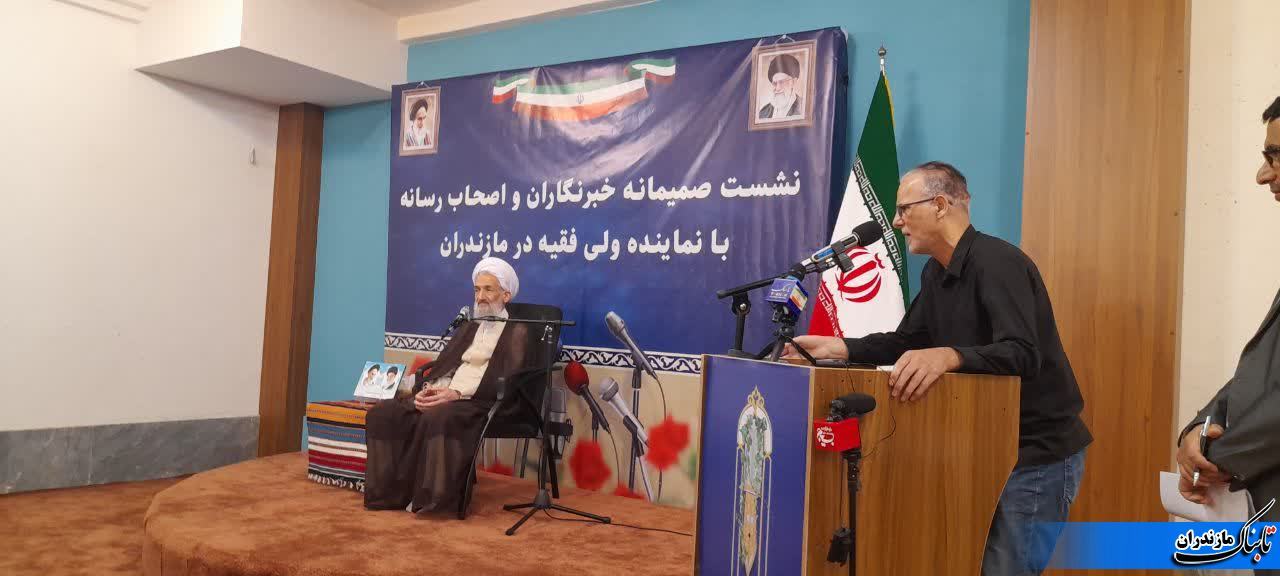 خبرنگاران در جنگ جهانی رسانه‌ای و تبلیغاتی تماشاچی نبوده و مدافع باشند/ ضرورت انتخاب وزیر جهاد و ورزش از مازندران+ تصاویر