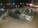 واژگونی پژو ۴۰۵ در محور رفسنجان ـ کرمان یک مصدوم برجا گذاشت + تصاویر