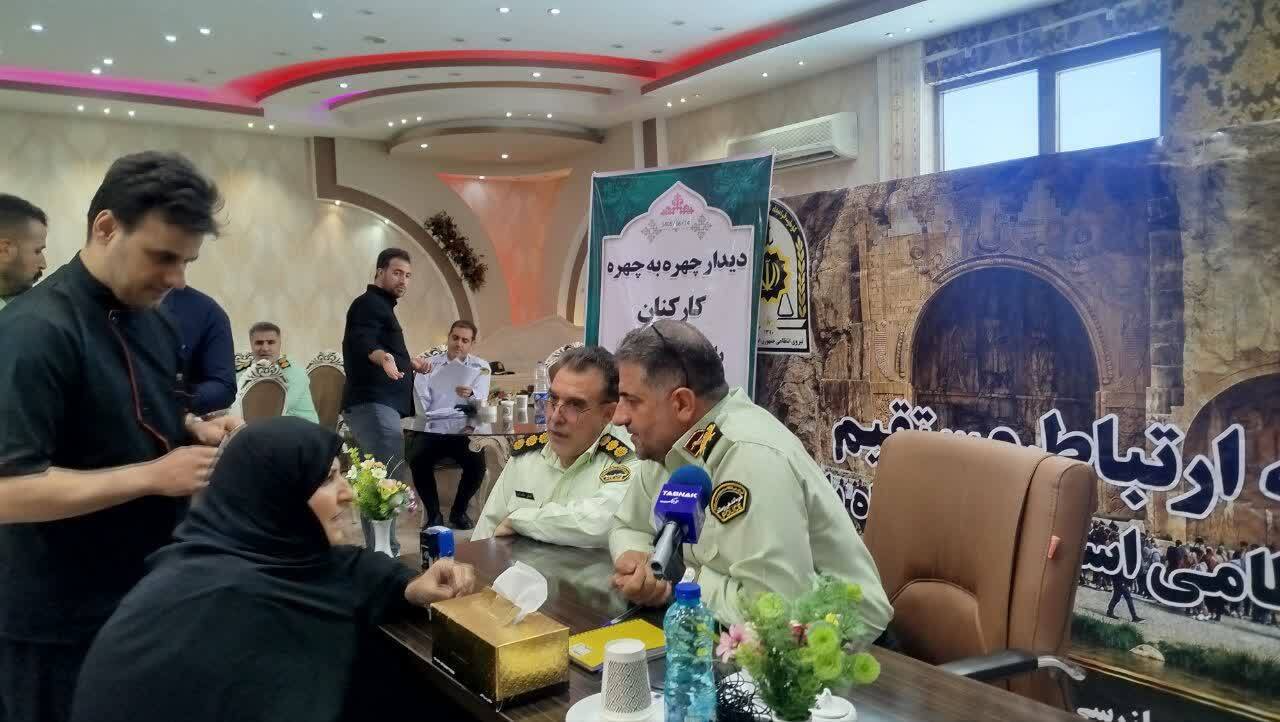 از پیگیری سرقت منزل تا انتقال سربازان روی میز فرمانده پلیس کرمانشاه