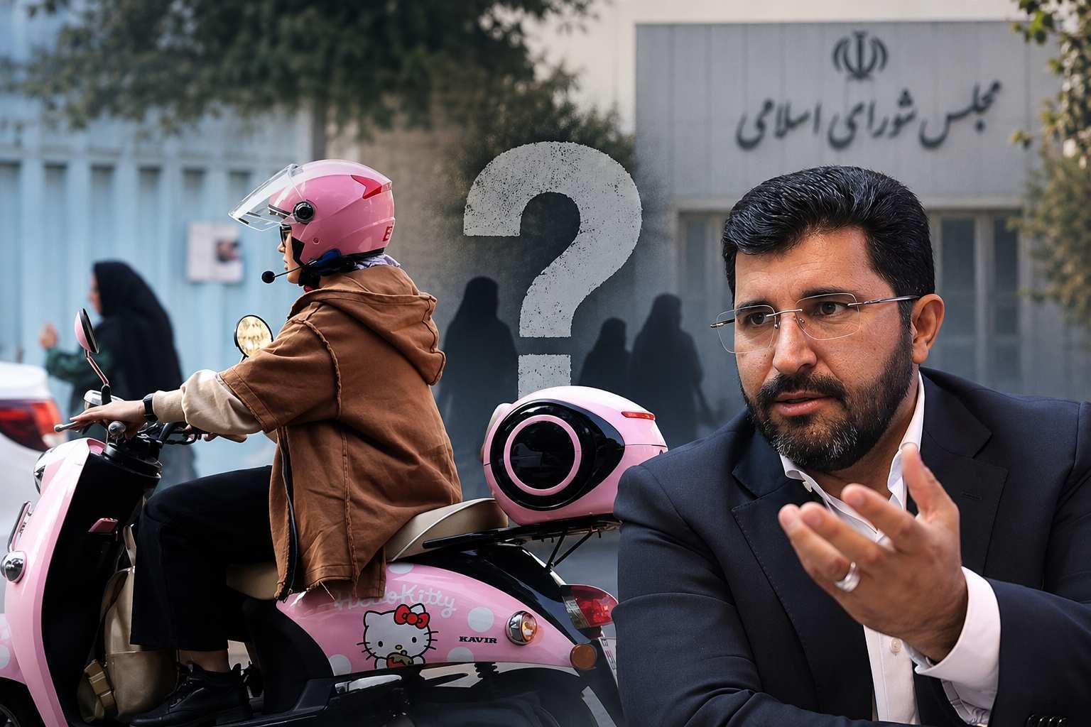سکوت «معتمدی‌زاده» درباره اظهارات مرتبط با زنان موتورسوار؛ موضع نماینده چیست؟