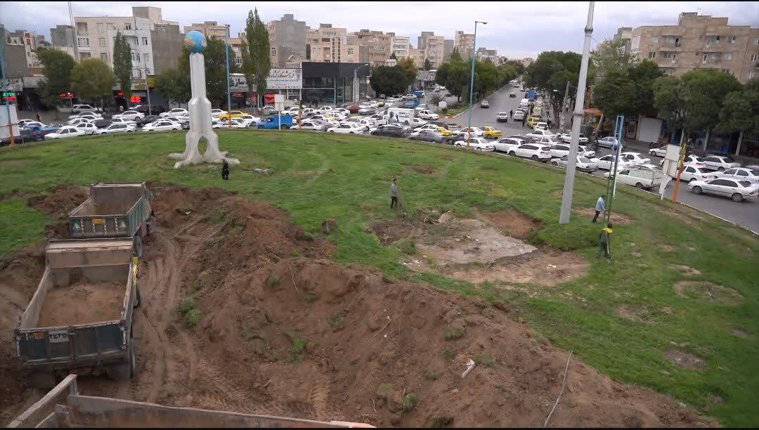 میدان جهاد اردبیل به تقاطع تبدیل می‌شود/ ششمین مرحله از اصلاح هندسی معابر شهر در حال اجرا است